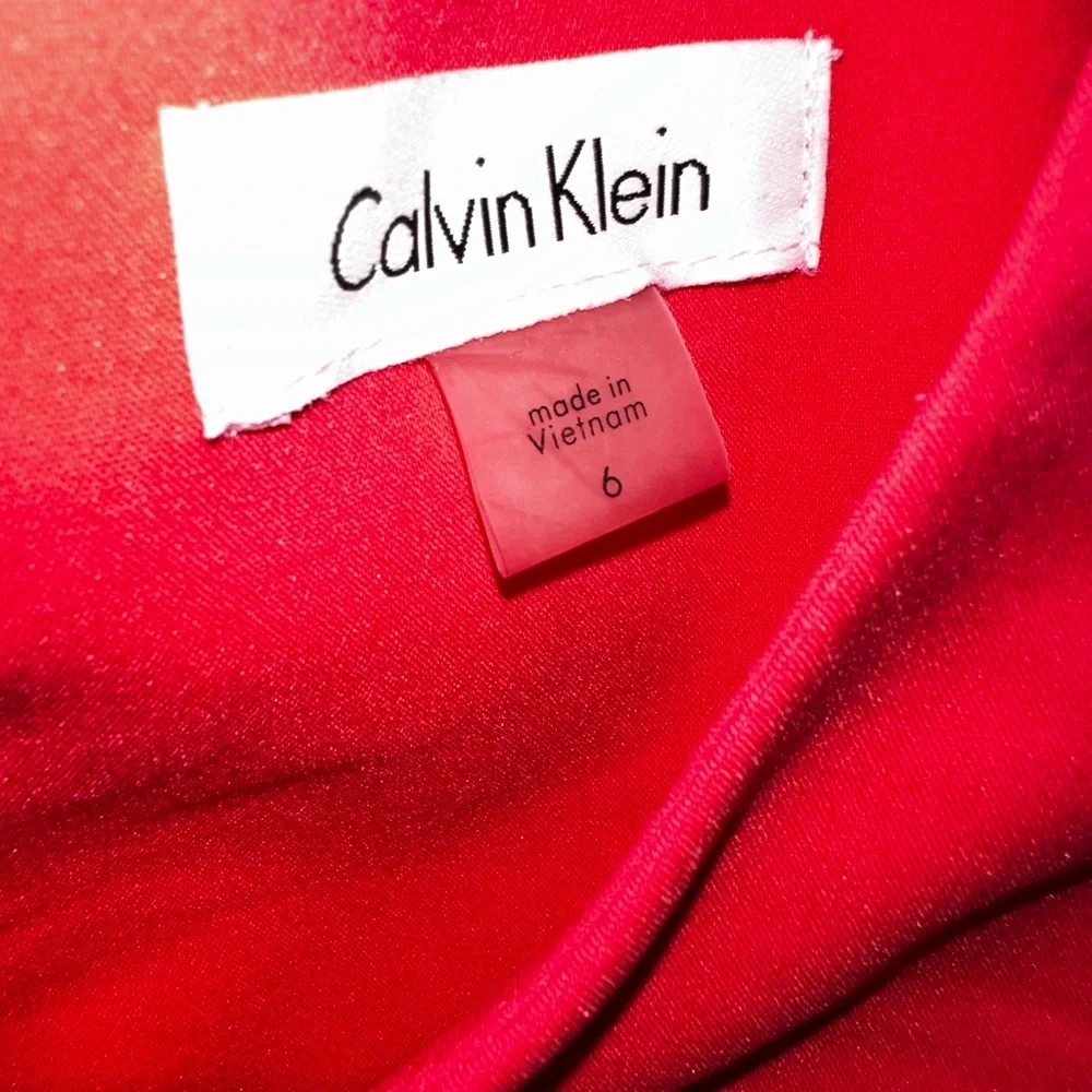 Calvin Klein Pink/Coral sleeveless Dress - Picture 2 of 3